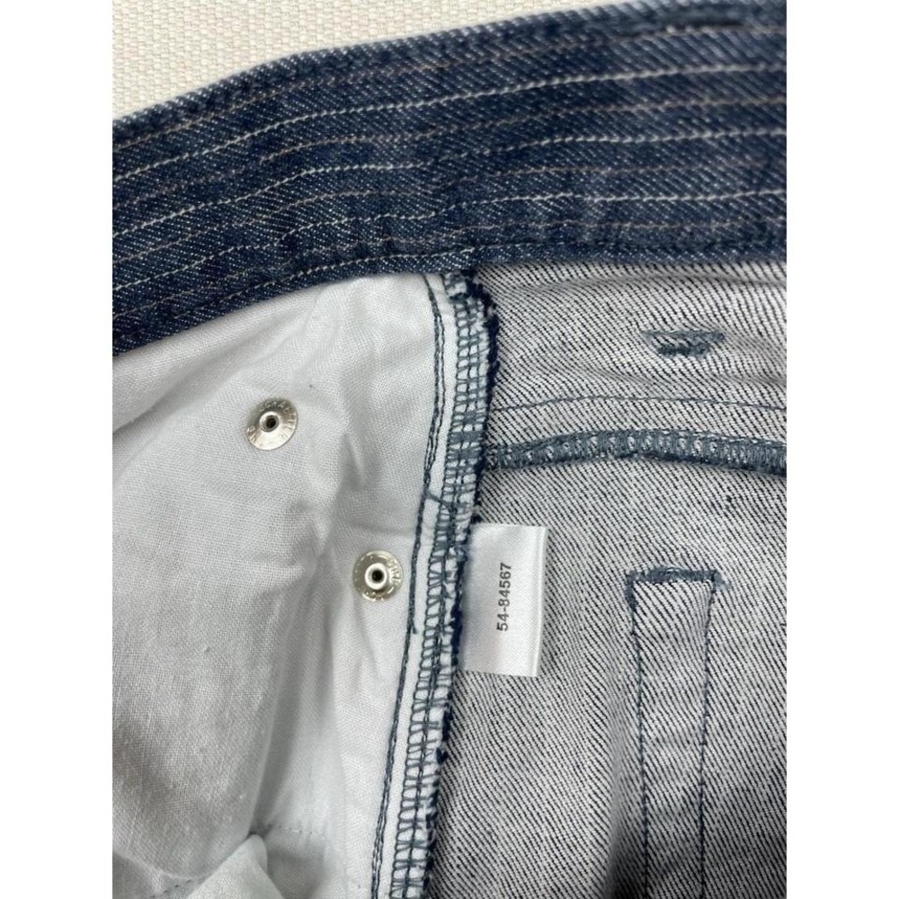 Ann Taylor Women's Jeans Pants Size‎ 6 Stretch Striped 30X29.5 Mid-Rise Straight - Picture 6 of 8
